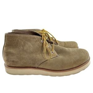 Eddie Bauer chukka boots size 12 46.5 EB originals K-Series green nubuck leather